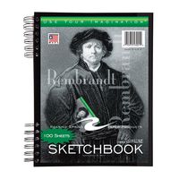 Roaring Spring Sketch Book with pocket, 11" x 8.5", 100 sheets