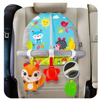 BENBAT Double Sided Car Seat Activity Arch - Baby Toy Activity Center - Toys for Children - Developmental Toys for Babies - Best Toddler Toys for The Car