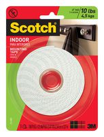 Scotch Brand 314 783961045463 Scotch Indoor Mounting Tape, 1-Inch x 125-Inches, 1-Roll (314P), White