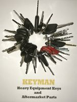 36 Key Set Construction Equipment Master Keys Set-Ignition Key Ring for Heavy Machines