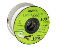 18AWG Low Voltage LED Cable 2 Conductor Jacketed in-Wall Speaker Wire UL/cUL Class 2 (100 ft Reel)