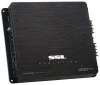Sound Storm EV2.1200 Evolution 1200 Watt, 2 Channel, 2 to 8 Ohm Stable Class A/B, Full Range, Bridgeable, MOSFET Car Amplifier with Remote Subwoofer Control
