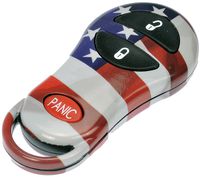 Dorman 13628US American Flag Keyless Remote Case