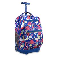 J World New York Sundance Laptop Rolling Backpack Backpack, PETALS