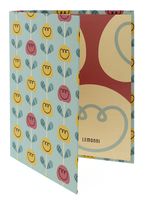 Redi-Tag Mini Binder, 9 x 6.75 x 1.25", Lemonni Tulips Design, 1-Pack (10276)