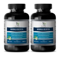 Fat Loss Pills - Moringa OLEIFERA Extract 1200 MG - Moringa for Skin - 2 Bottle 120 Capsules