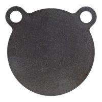 ShootingTargets7 - AR500 Steel Gong Target - 4 x 1/4 inch for Pistols and Handguns - Laser Cut USA Steel