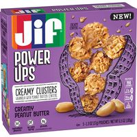 Jif Power Ups Creamy Clusters Granola Bites, Creamy Peanut Butter, 30 Count