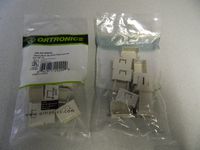 Ortronics OR-42100002 TracJack Blank Module, Fog White (10 Pack)
