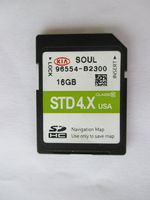 B2300 2014 2015 KIA SOUL Navigation MAP Sd Card ,GPS UPDATE , U.S.A OEM PART # 96554-B2300 16GB