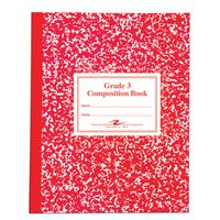 Roaring Spring Grade Three Composition Book, 10" x 8", 50 sheets, 5PK
