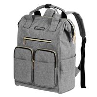 Laptop Backpack for Women, Lightweight Womens Travel Backpack Wide Open Backpack Large Capacity for Girls Boys Travel School Multipurpose Use Daily Carry Backpack (grey)