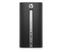 HP Pavilion Desktop Computer, Intel Core i5-7400, 8GB RAM, 1TB hard drive, 16GB Intel Optane, Windows 10 (570-p050, Black) (Renewed)
