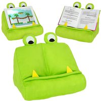 BookMonster Book iPad Tablet Holder Novelty eReader Rest Sofa Pillow Stand Gift Idea - Green
