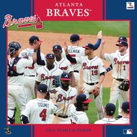 Turner Perfect Timing 2015 Atlanta Braves Team Wall Calendar, 12 x 12 Inches (8011628)