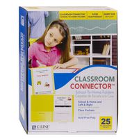 C-Line Classroom Connector School-to-Home Folders, Yellow, 25 per Box (32006)
