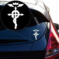Yoonek Graphics Fullmetal Alchemist Inspired Bleach Decal Sticker for Car Window, Laptop and More. # 475 (6" x 3.6", White)