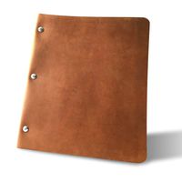 Murdy No. 1 Leather Binder (Wide Cut, Chestnut)