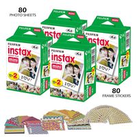 Fujifilm INSTAX Mini Instant Film (White) for Fujifilm Mini 8 & Mini 9 Cameras (80 Sheets)