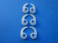 6pcs: 3 Pairs S/M/L Left and Right Side Ear Stabilizers Helper Eartips for in Ear Earphones