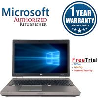 HP EliteBook 8570P 15.6 Inch Business High Performance Laptop Computer(Intel Core i5 3320M 2.6G,8G RAM DDR3,240G SSD,DVD-ROM ,Windows 10 Professional)(Renewed)