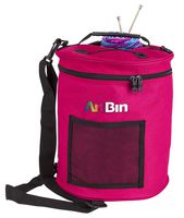 ArtBin 6805SA Yarn Drum, Knitting and Crochet Tote Bag - Raspberry