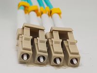 LC to LC OM3 10GB Multimode Fiber Optic Patch Cable,15M (49.21ft) OM3 Fiber Duplex 50/125 OFNP Micron Fiber Patch Cable lc to lc,OM3 SFP Cable, 3MM PVC.Fiber