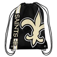 NFL New Orleans Saints Big Logo Drawstring Backpack