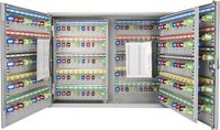 BARSKA CB12490 Key Lock 400 Position Adjustable Key Cabinet Lock Box Grey