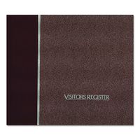 National 57803 Visitor Register Book, Burgundy Hardcover, 128 Pages, 8 1/2 x 9 7/8