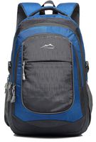Backpack Bookbag For School College Student Travel Business Fit Laptop Up to 15.6 Inch (Blue）