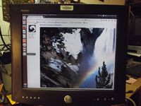 Dell 1702FP 17 inch LCD Computer Monitor Screen AC DVI