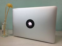 Overwatch Tracer face Vinyl Decal Sticker Air Pro Mac Laptop Size 11" 13" 15" 17"