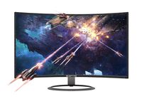 Sceptre 27" Curved 75Hz LED Monitor C278W-1920R Full HD 1080P HDMI DisplayPort VGA Speakers, Ultra Thin Metal Black, 1800R immersive Curvature, 2018