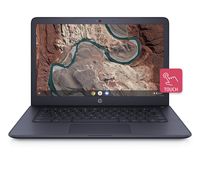 HP Chromebook 14-inch Laptop with 180-Degree Hinge, Touchscreen Display, AMD Dual-Core A4-9120 Processor, 4 GB SDRAM, 32 GB eMMC Storage, Chrome OS (14-db0090nr, Ink Blue)