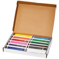 Prang Thick Core Colored Pencils Master Pack, 3.3 Millimeter Cores, 7 Inch Length, 12 Assorted Colors, 288 Count (82408)