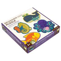 Petit Collage Beginner Jigsaw Floor Puzzle, Ocean Babies