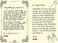 Quiplip Handwritten Yours Truly Birthday Cards, 6-Pack (YT02086PCK)