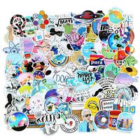 Decorations Sticker,100pcs Waterproof Vinyl Stickers for Door,Window,Car,Laptop, Motorcycle,Bicycle,Luggage, Skateboard Vinyl Graffiti Stickers Decal Patches. (SG-001-QX)