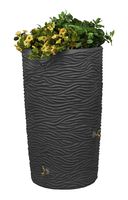 Good Ideas IMP-L65-DAR Impressions Palm Rain Saver, 65-Gallon, Dark Granite