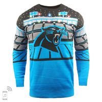 NFL Carolina Panthers BLUETOOTH Ugly Sweater, Medium