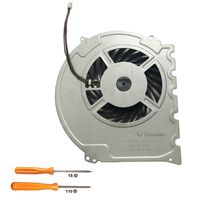 lenboes Internal CPU GPU Cooling Fan Replacement Part for Sony Playstation 4 PS4 Slim Console CUH-2015A CUH-2016A CUH-2017A CUH-20XX with Opening Tool Kit