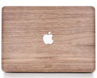 WOODWE Real Wood MacBook Skin for Mac Pro 13 inch Non Retina Display | with CD Drive; Model: A1278; Mid 2009 - Mid 2012 | Natural Walnut | TOP ONLY