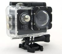 Sport Action Camera 4K, 1080P, Ultra HD, Waterproof, Includes Adapter (Black)