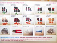 Deutsch, OEM DT Series Black CONNECTORS with Solid TERMINALS, PIC Tool & PC Crimper, 238 Piece Set for Harley, Cat, Automotive, Motorcycle, Trailer, Truck and More. Order by 3PM EST Shipped That Day