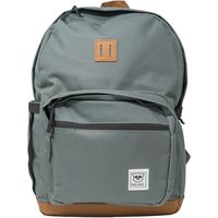 Brady Goods MVB The Most Valuable Leather Accent Backpack, Charcoal Green, One Size