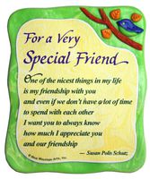 Sculpted Magnet: For a Very Special Friend, 3.0" x 3.5"