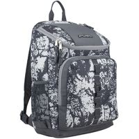 Fuel Wide Mouth Sports Backpack with Laptop Compartment for School, Travel, Outdoors - Gray Flannel/Soft Silver