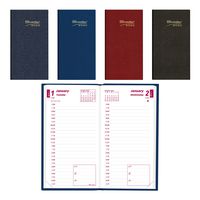 Brownline 2020 Planner, Daily Appointment Book, 6 x 3.125 inches, Assorted Colors, Color May Vary (CB401.ASX-20)