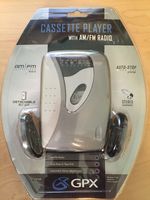 GPX C3125 AM/FM Cassette Personal Stereo